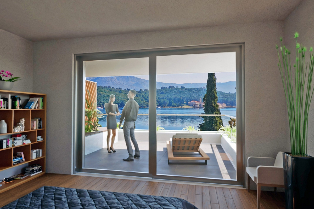 Appartamento duplex con vista mare