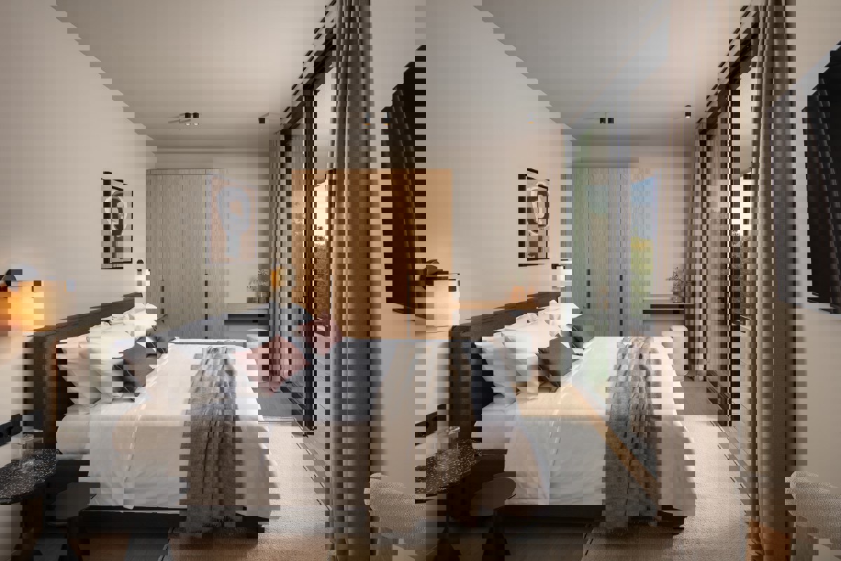 Moderna villa di lusso con piscina e vista mare