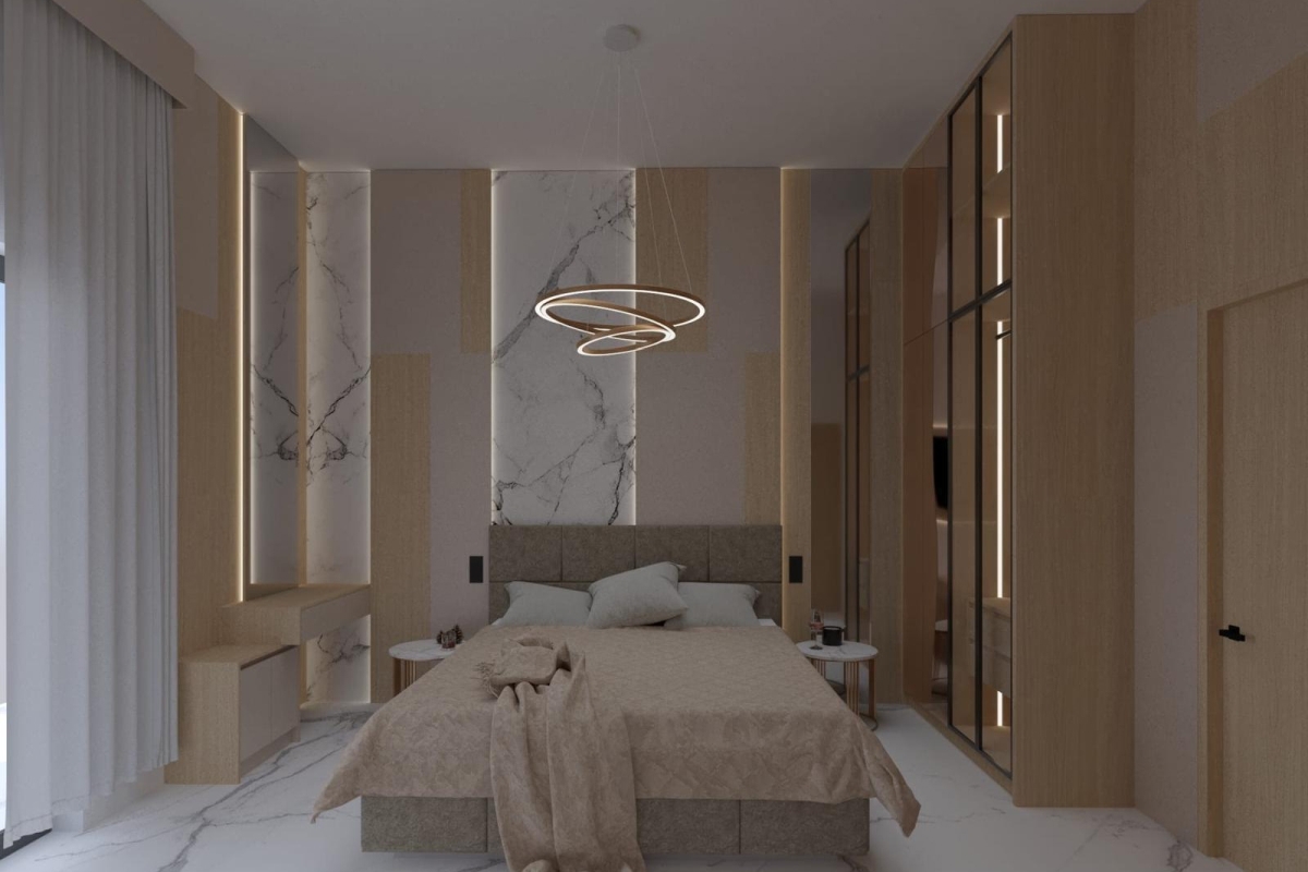 Appartamento esclusivo con piscina in riva al mare