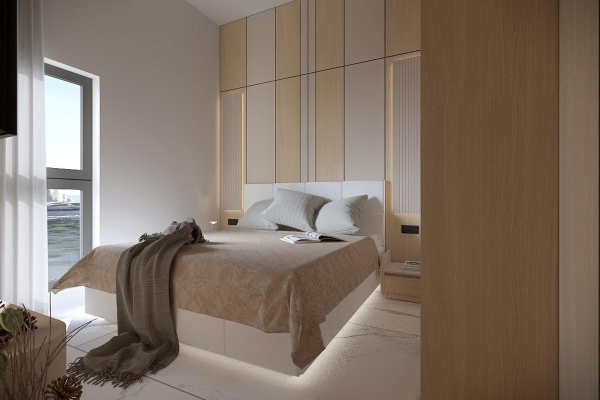 Appartamento esclusivo con piscina in riva al mare