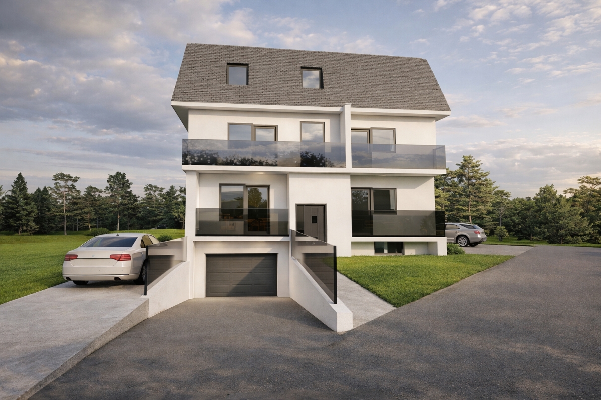 Dugave - Appartamento con una camera da letto al 2° piano di un nuovo edificio con balcone e parcheggio