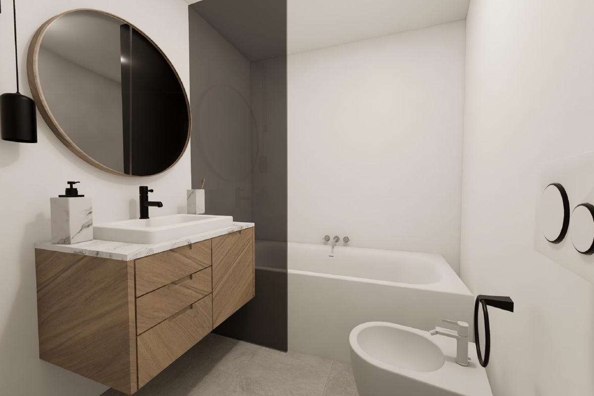 Appartamento duplex in seconda fila dal mare