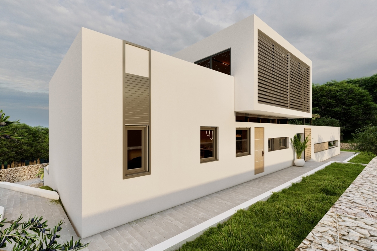 Villa di lusso moderna con piscina e vista panoramica sul mare