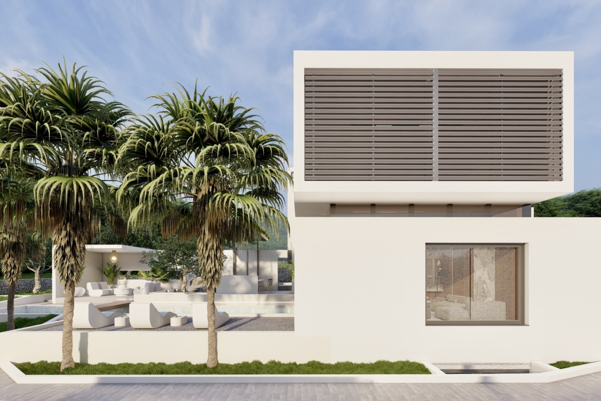 Villa di lusso moderna con piscina e vista panoramica sul mare