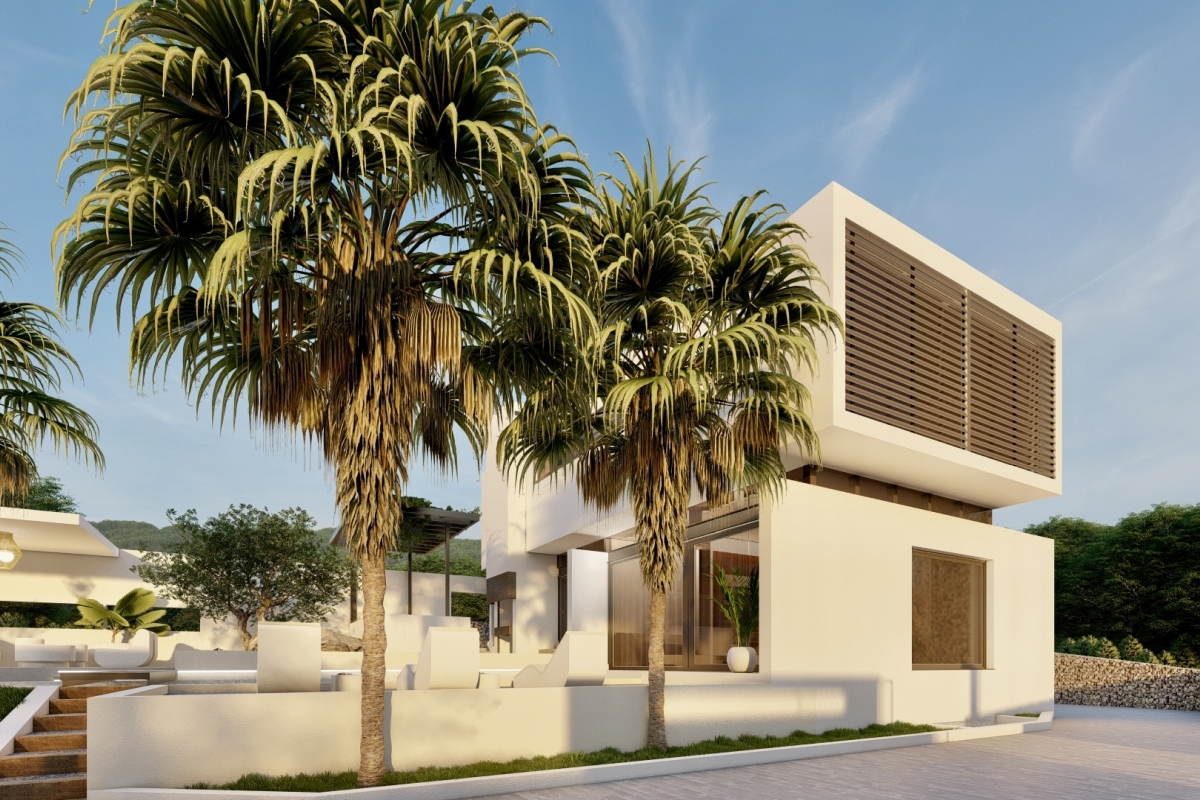 Villa di lusso moderna con piscina e vista panoramica sul mare