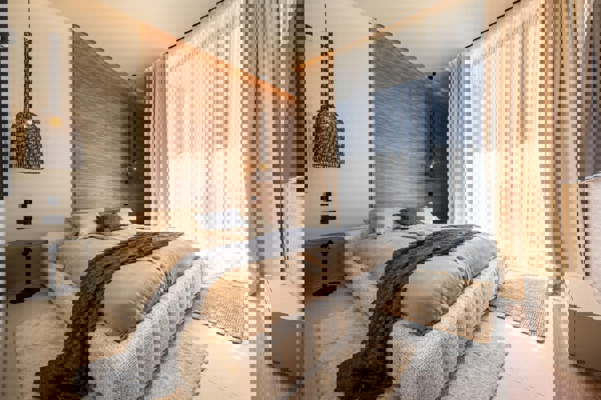 Villa su un unico piano con piscina e vista mare aperta