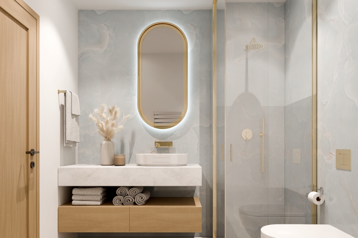 Appartamento con giardino vicino al mare