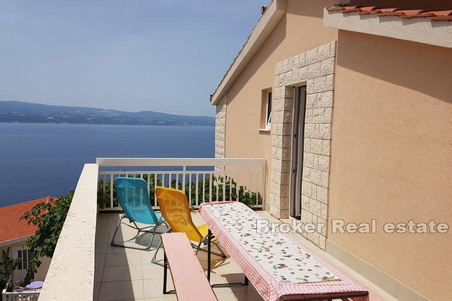 Palazzina con vista sul mare aperto