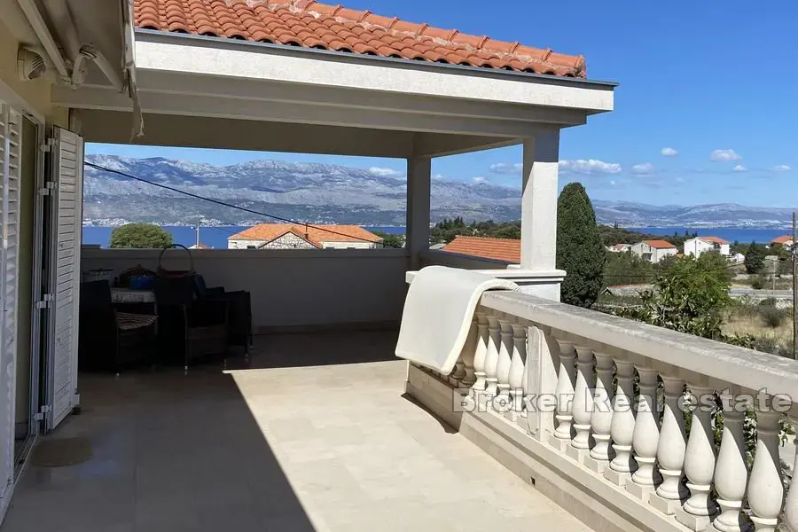 Casa con vista mare