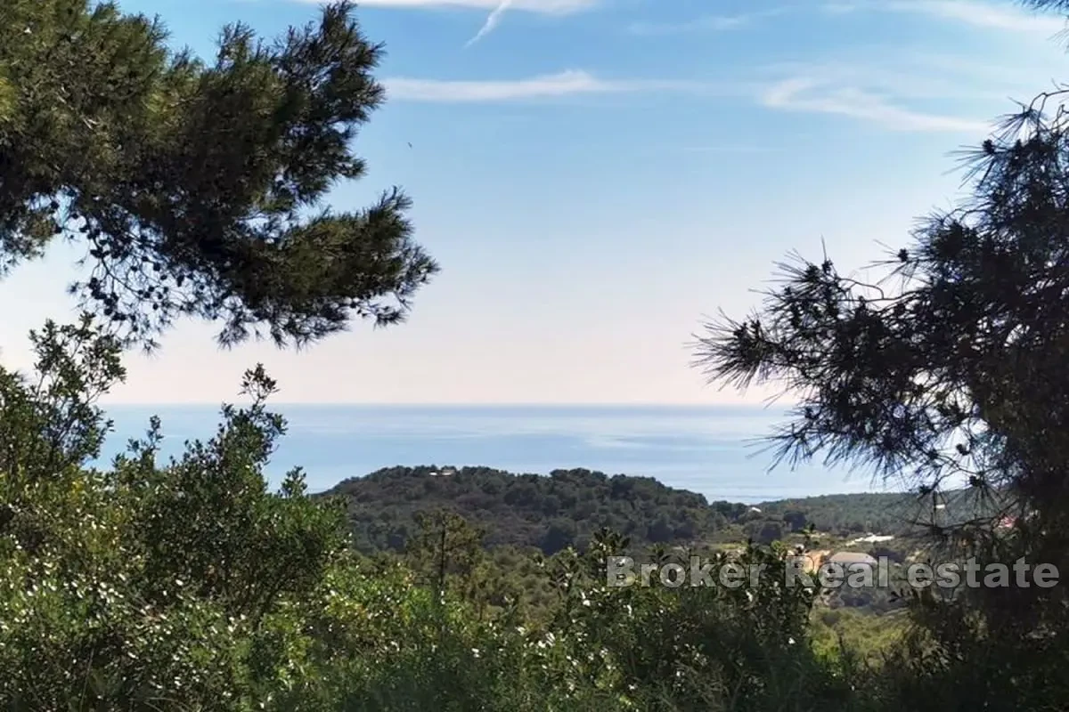 Terreno edificabile con vista mare