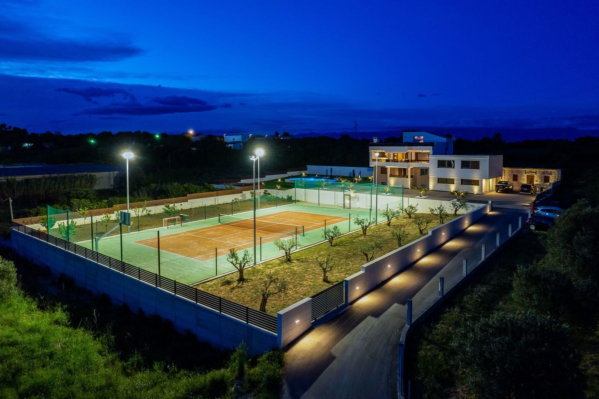 Una straordinaria villa con vista sul mare