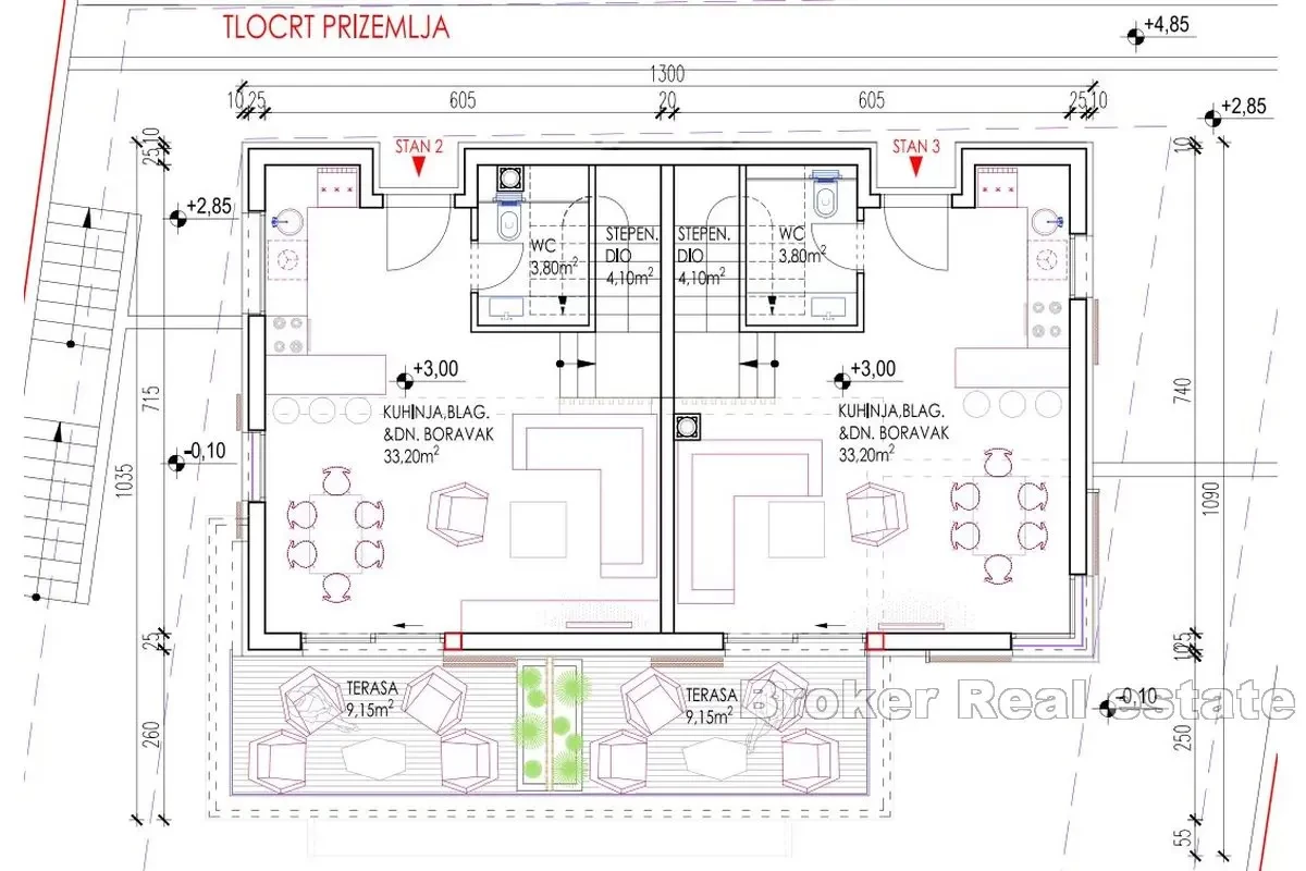 Terreno edificabile con progetto e vista