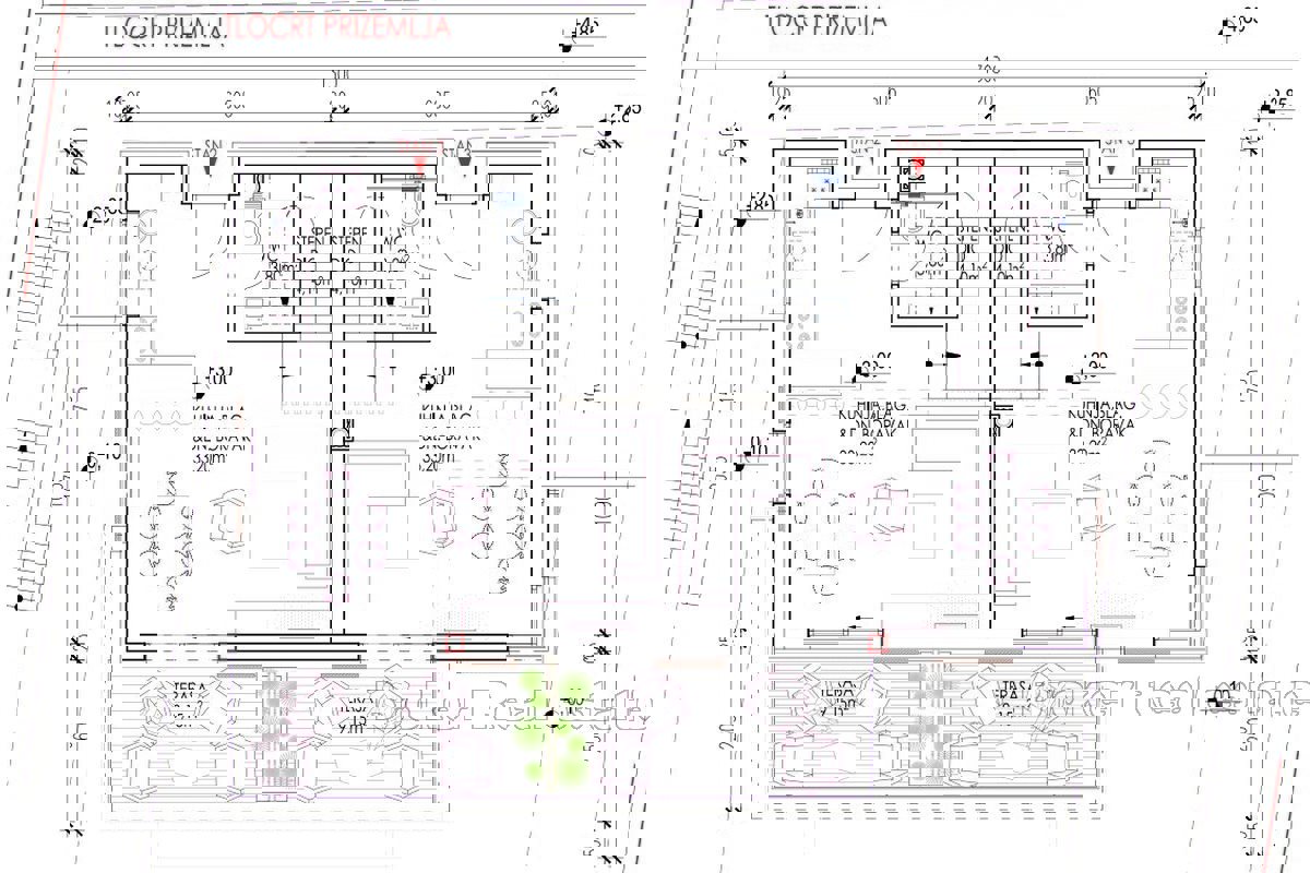 Terreno edificabile con progetto e vista