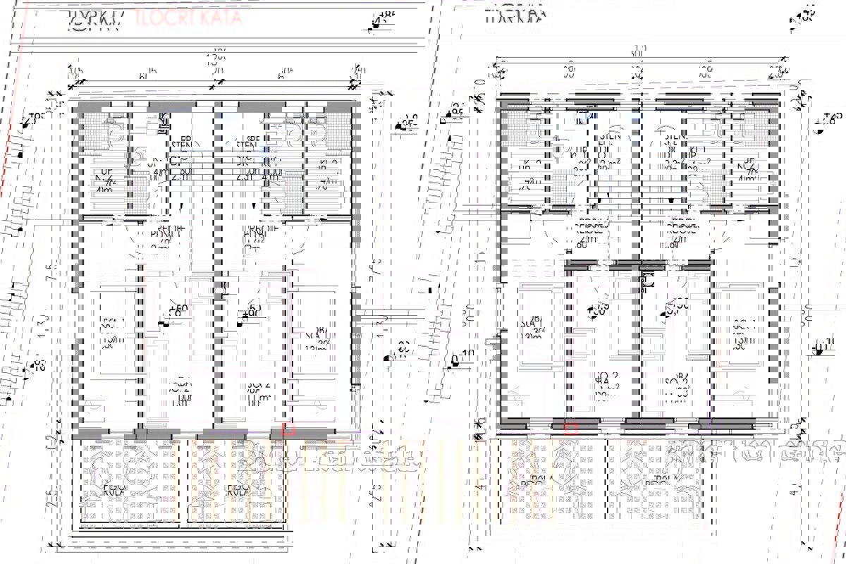 Terreno edificabile con progetto e vista