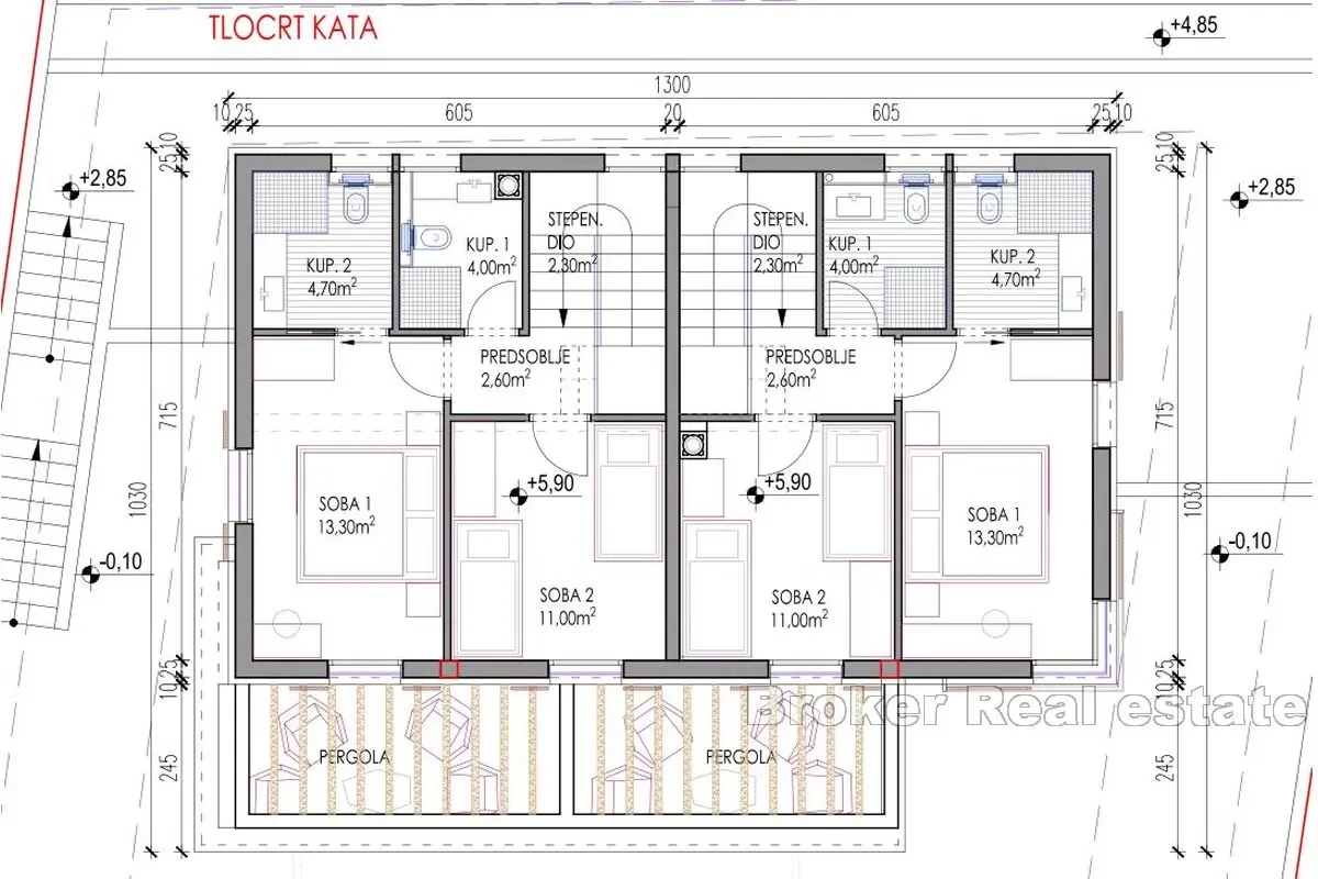 Terreno edificabile con progetto e vista