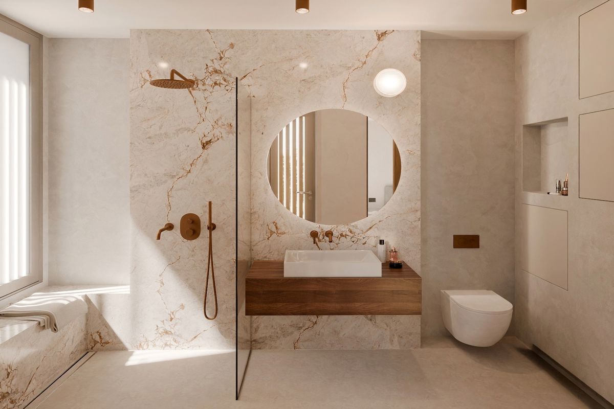 Villa attraente, prima fila al mare