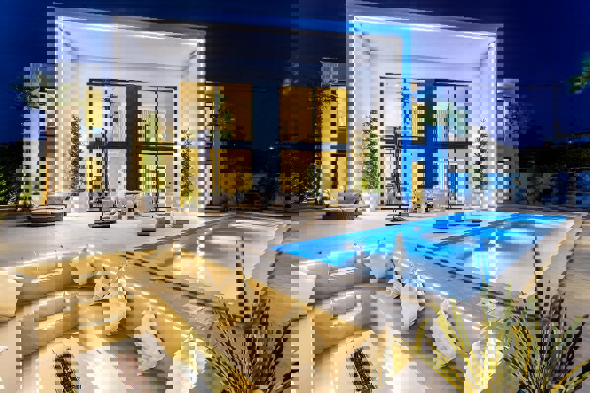 Una villa lussuosa ed eccezionalmente moderna