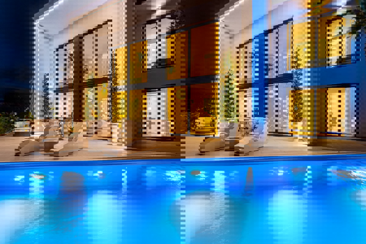 Una villa lussuosa ed eccezionalmente moderna