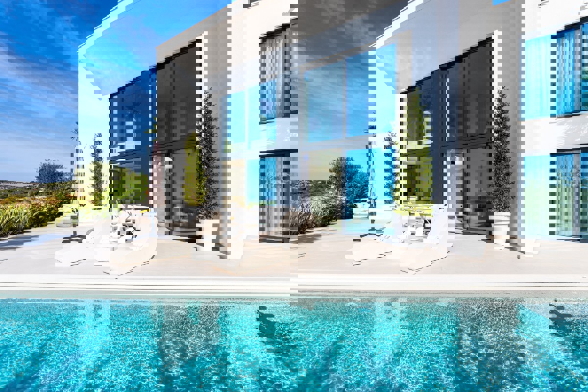 Una villa lussuosa ed eccezionalmente moderna