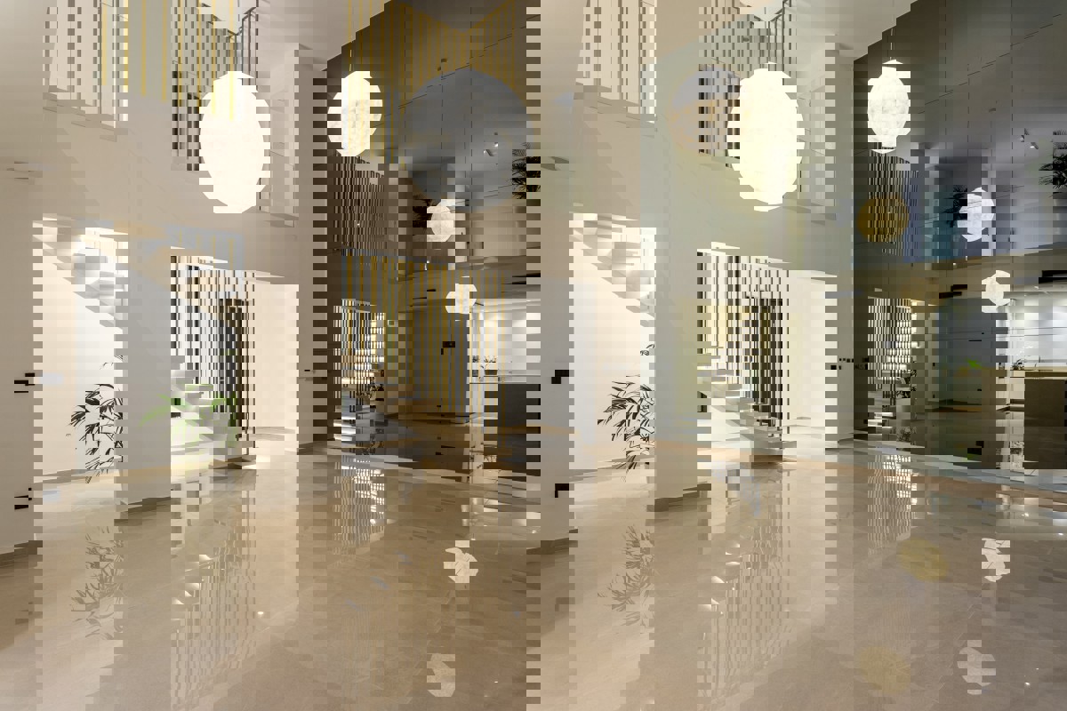 Una villa lussuosa ed eccezionalmente moderna