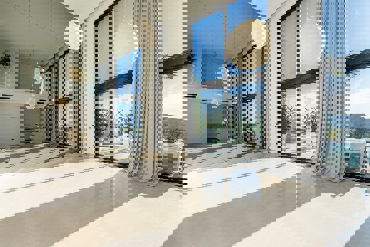 Una villa lussuosa ed eccezionalmente moderna