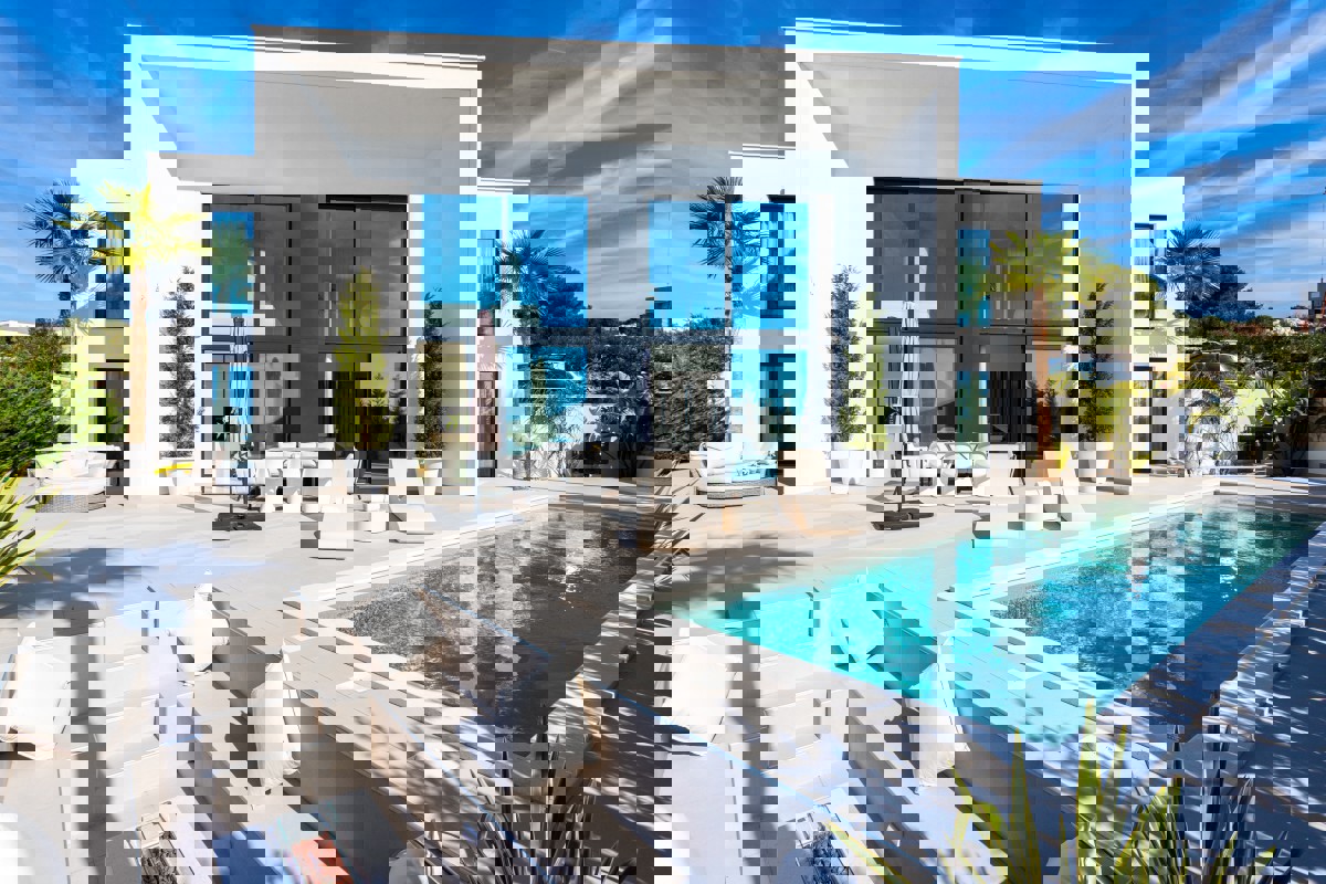 Una villa lussuosa ed eccezionalmente moderna