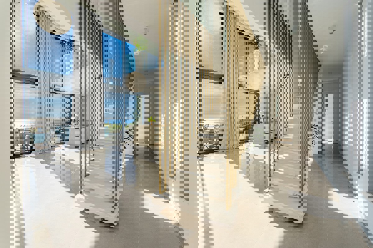 Una villa lussuosa ed eccezionalmente moderna