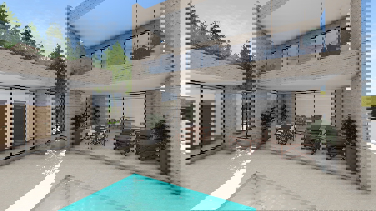 Villa esclusiva con piscina e vista mare