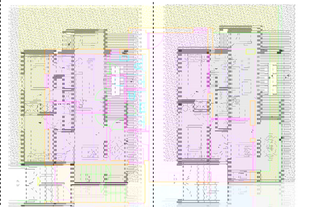 Appartamento con due camere da letto e giardino