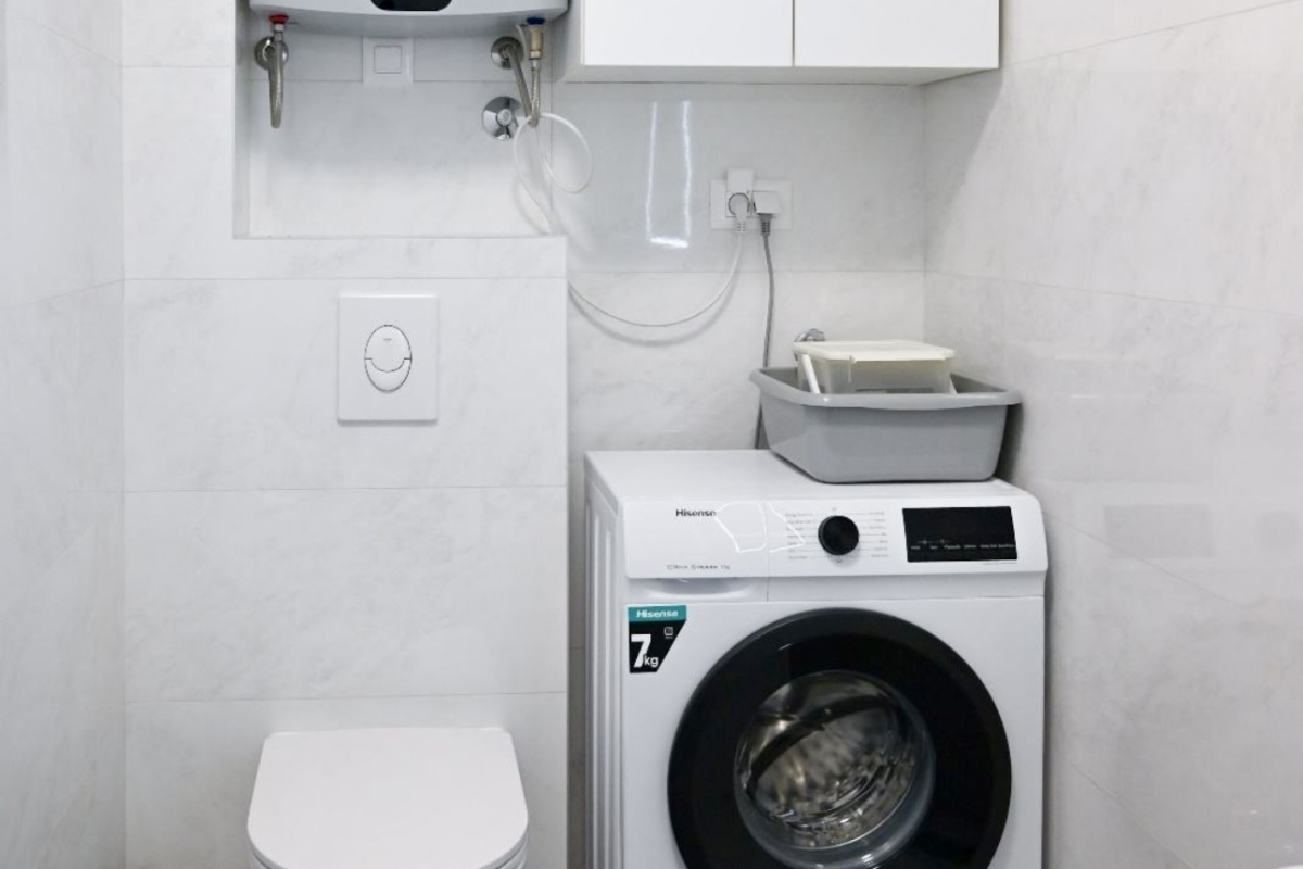 Appartamento arredato con due camere da letto in un nuovo edificio