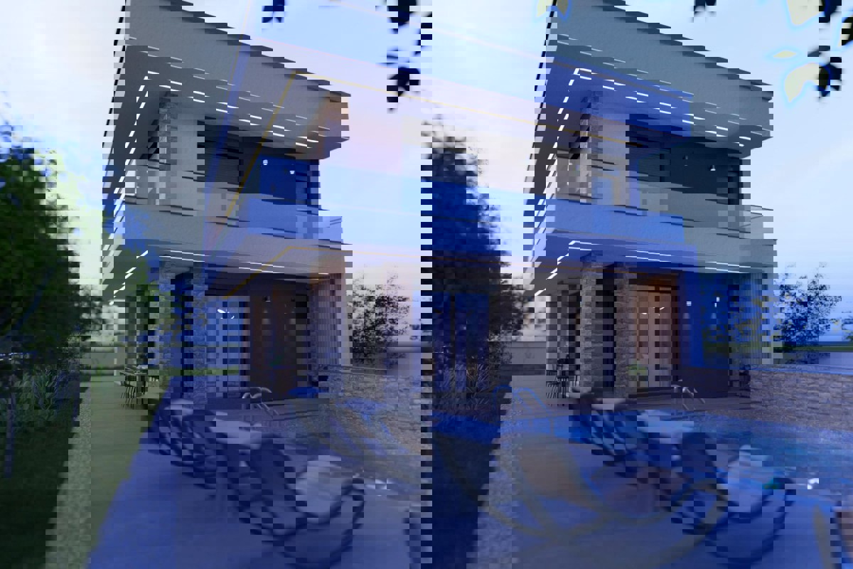 Villa moderna con vista mare e ampia terrazza