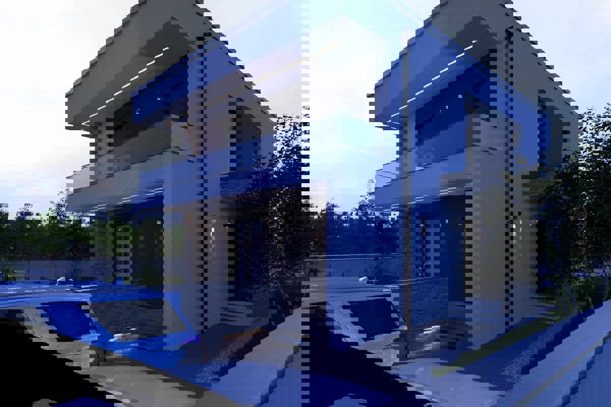 Villa moderna con vista mare e ampia terrazza