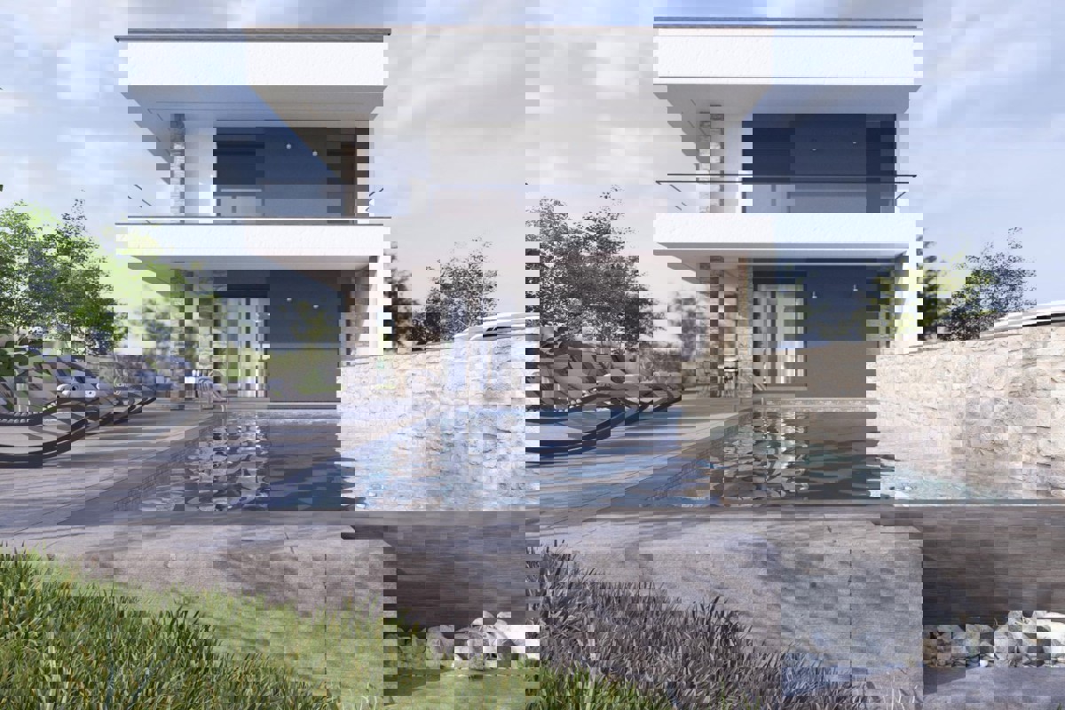 Villa moderna con vista mare e ampia terrazza