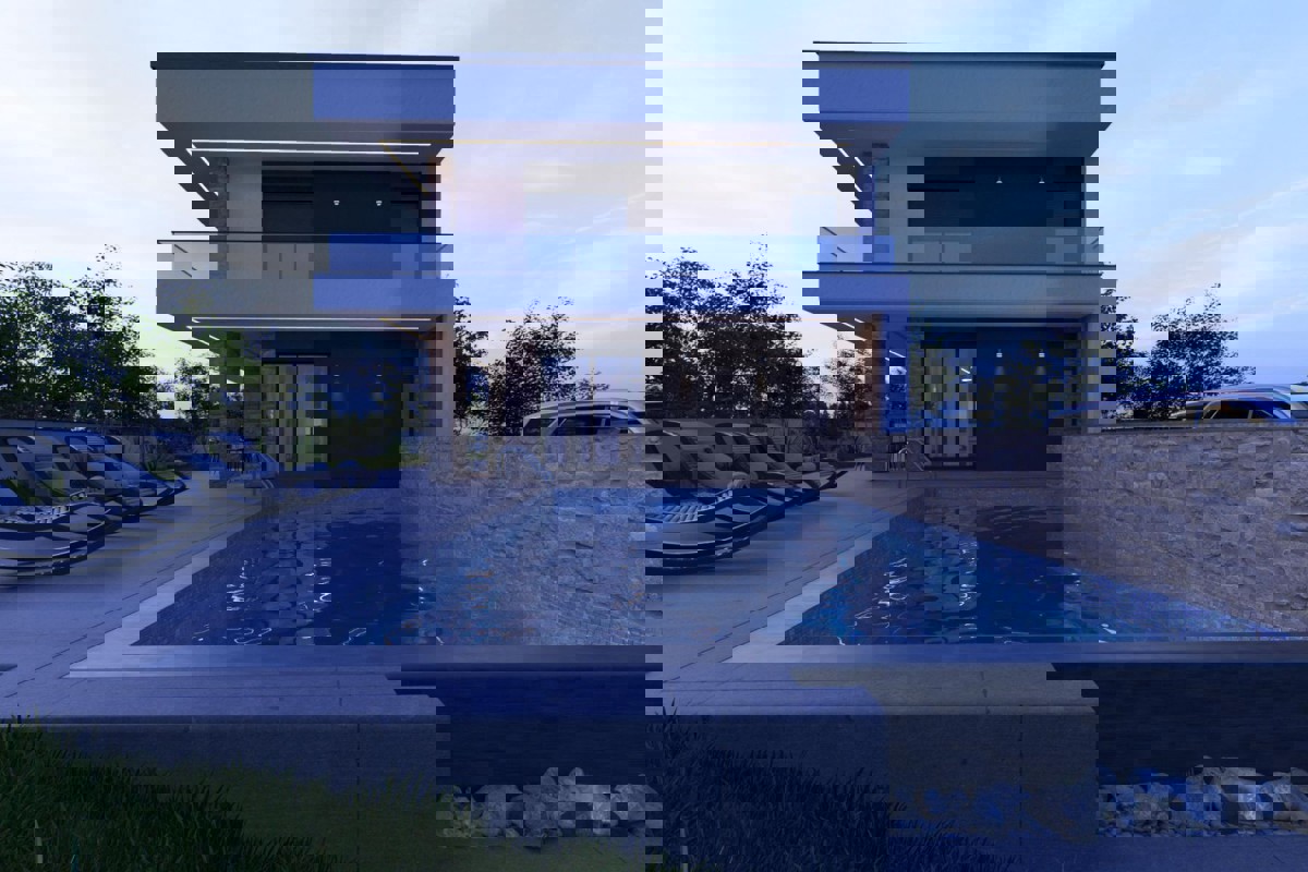 Villa moderna con vista mare e ampia terrazza