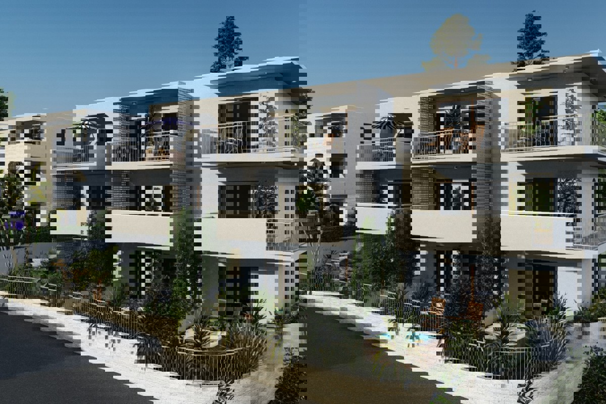 Appartamento in un nuovo edificio a Ciovo con vista mare