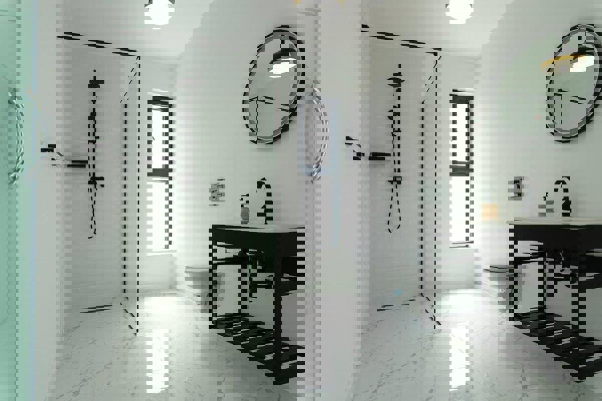 Villa con piscina riscaldata e vista mare