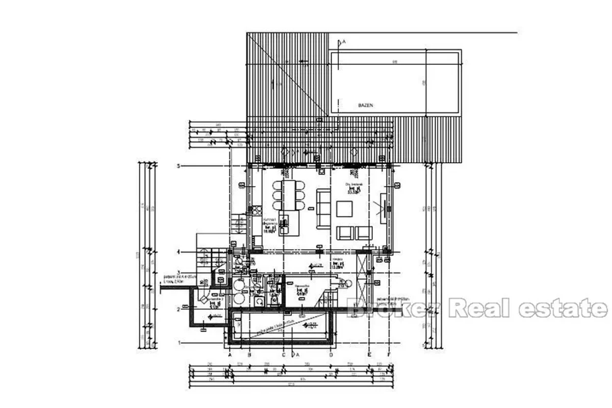 Villa di nuova costruzione con piscina in seconda fila al mare