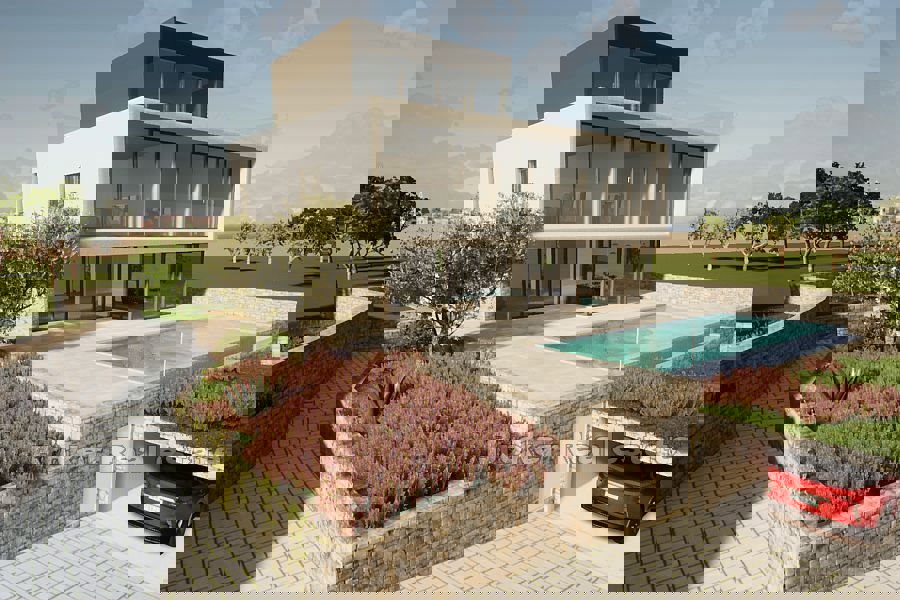 Villa di lusso con vista sul mare aperto