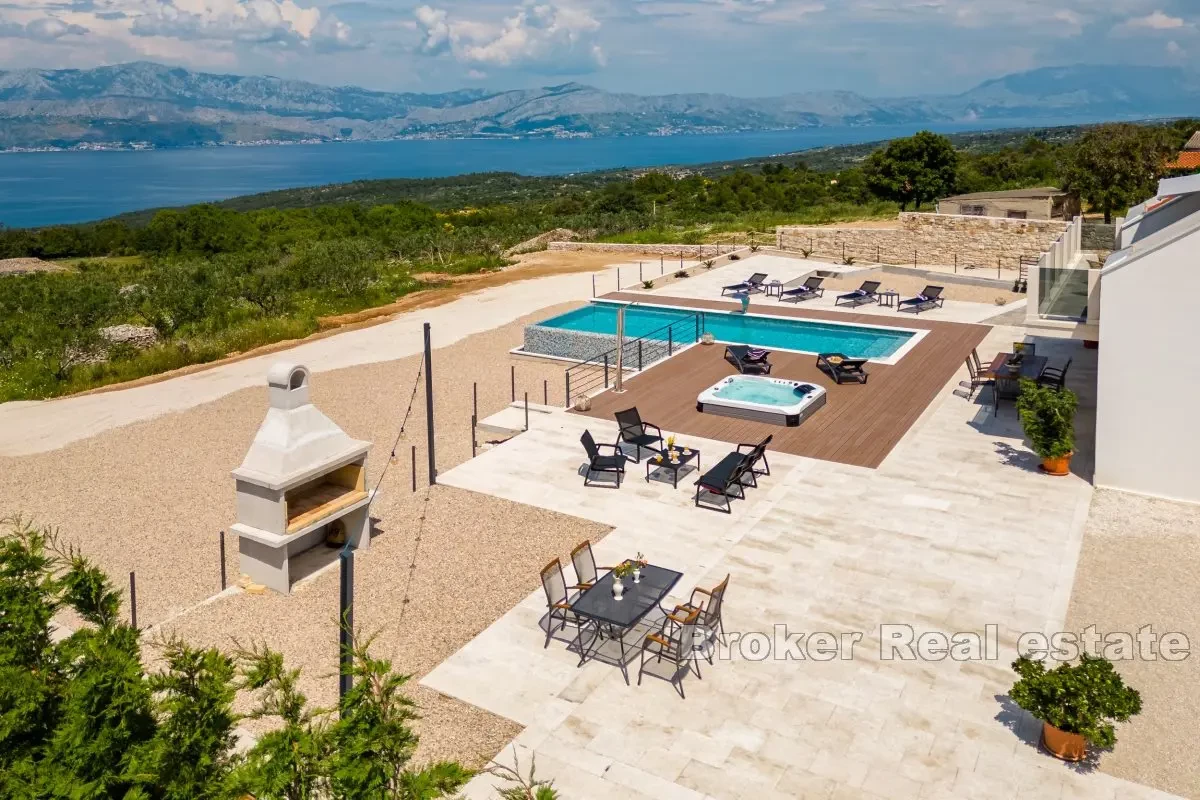 Una villa unica con piscina