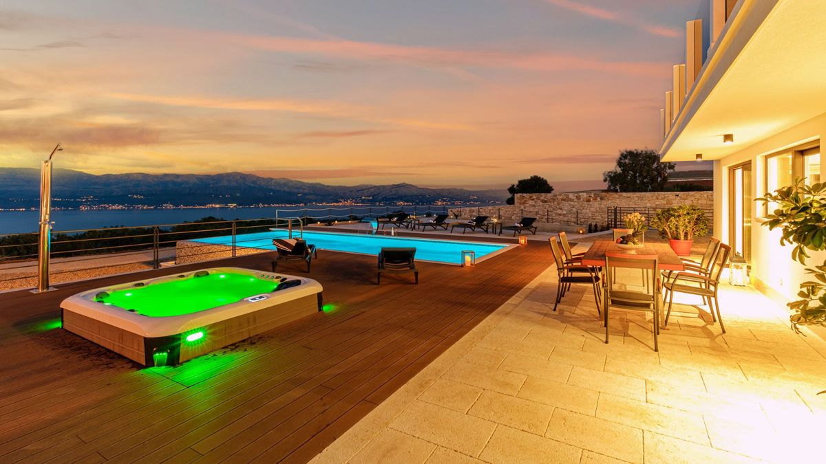 Una villa unica con piscina