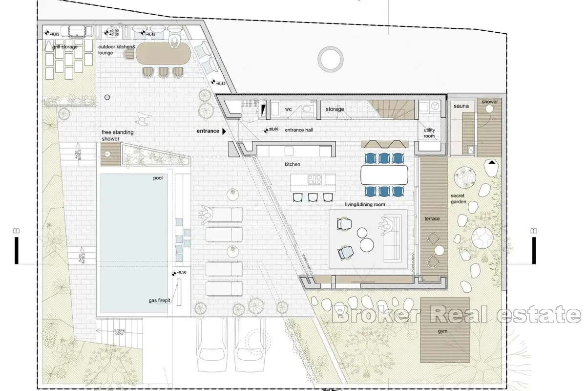 Villa moderna di nuova costruzione con piscina