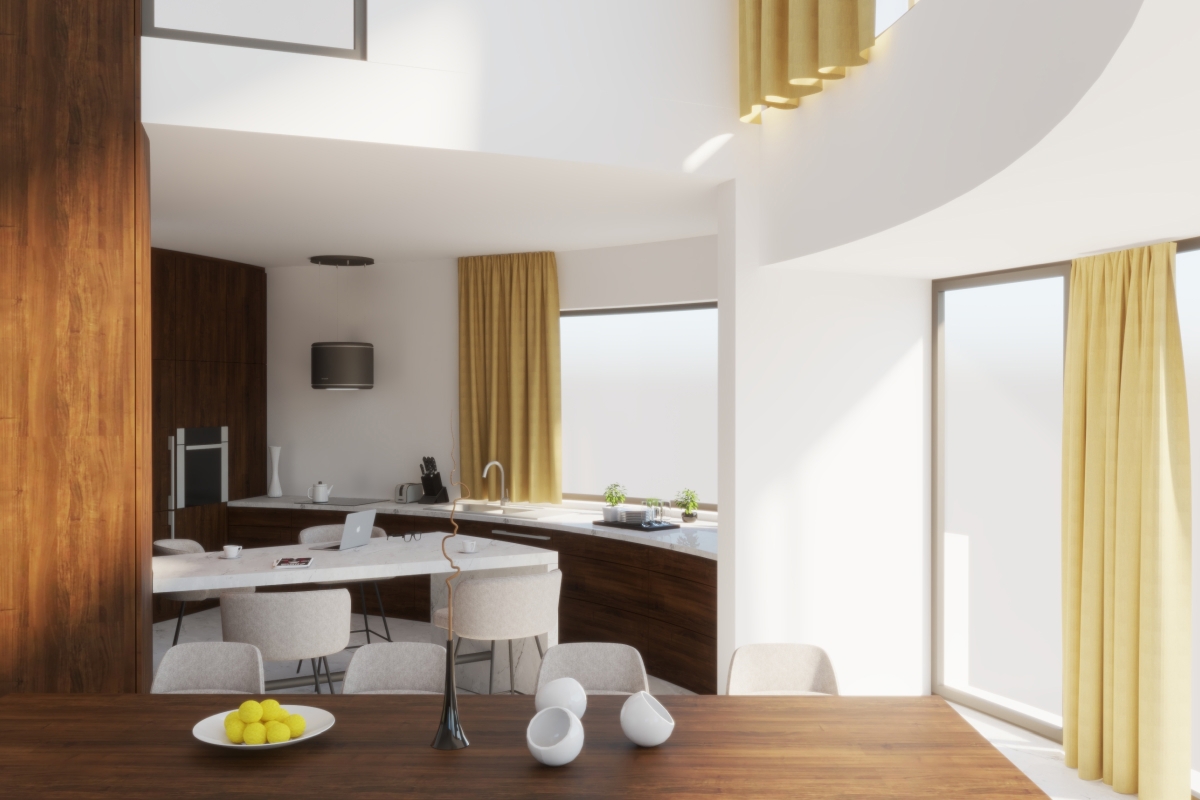 Villa di lusso con vasca da bagno in cristallo del Madagascar e vista mare