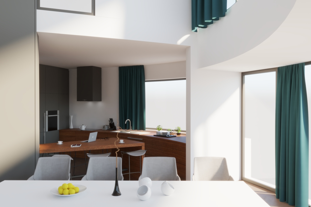 Villa di lusso con vasca da bagno in cristallo del Madagascar e vista mare