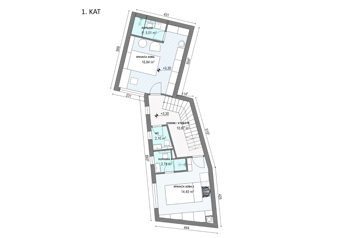 Casa in pietra dalmata da ristrutturare con progetto