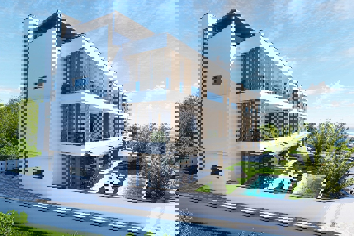 Moderno appartamento con due camere da letto in prima fila sul mare