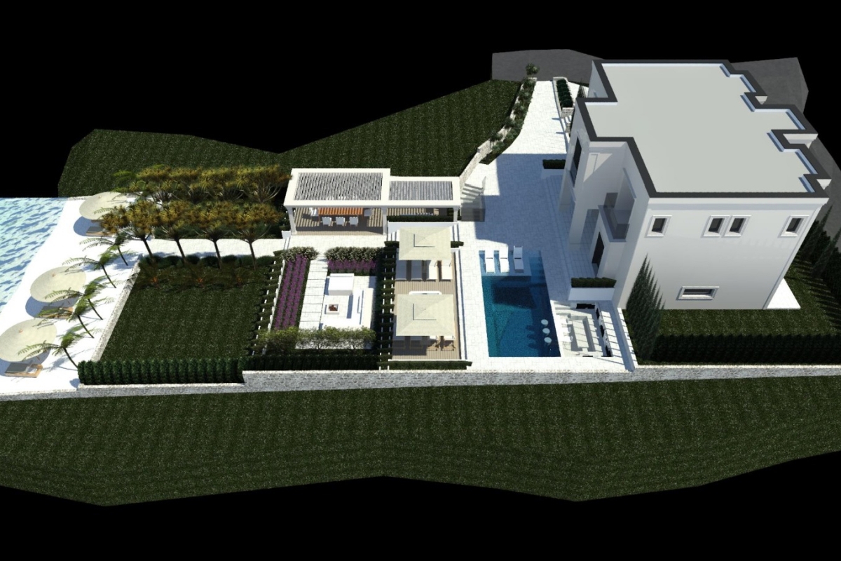 Terreno edificabile di pregio in riva al mare, con progetto preliminare