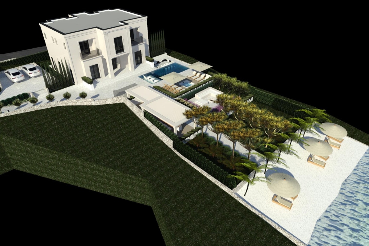 Terreno edificabile di pregio in riva al mare, con progetto preliminare