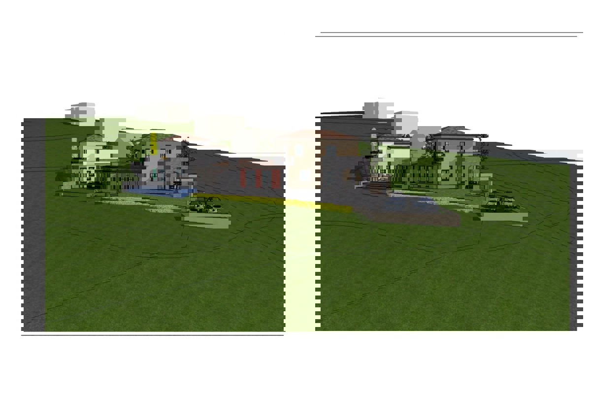 Terreno edificabile con vista panoramica e progetto preliminare