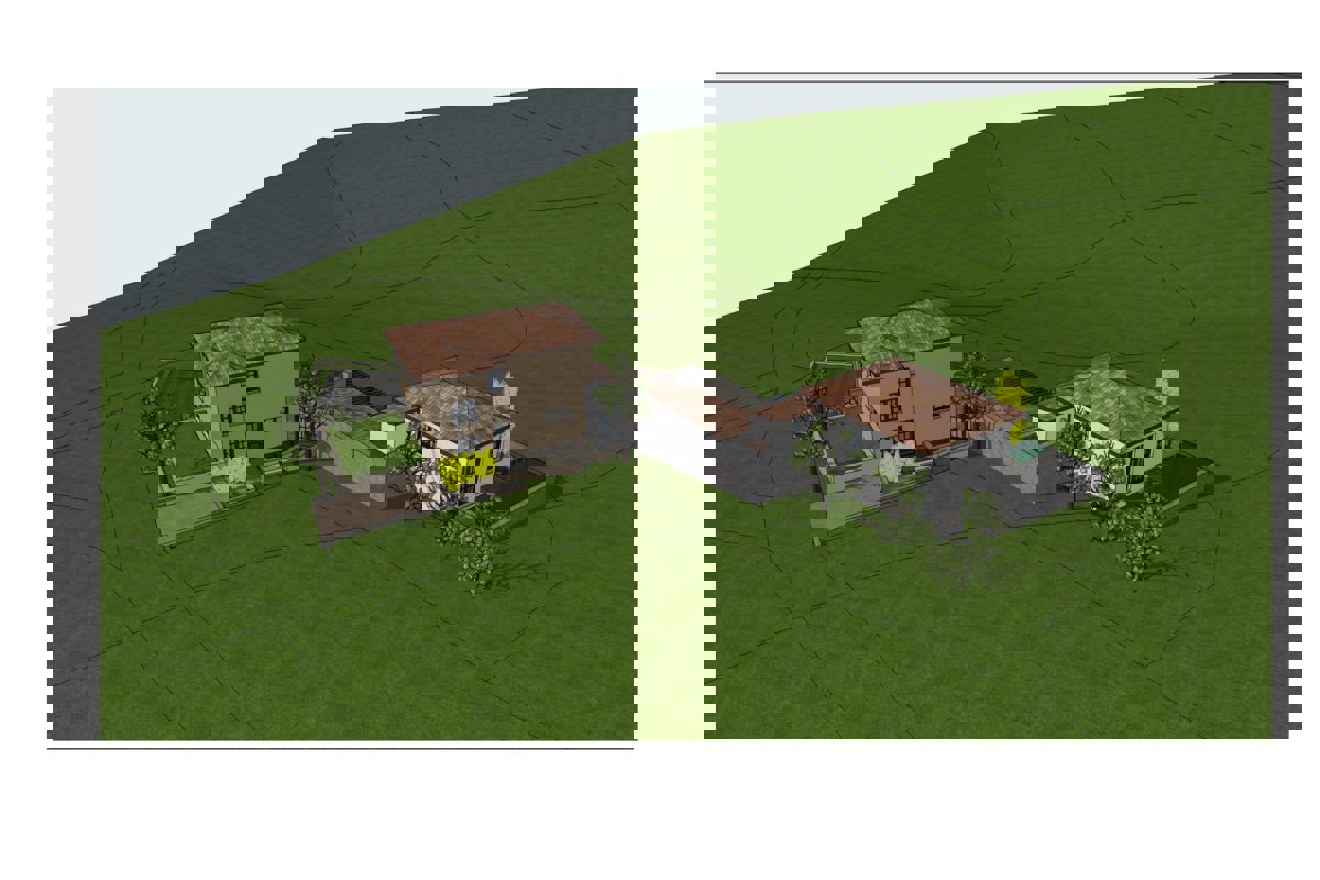 Terreno edificabile con vista panoramica e progetto preliminare