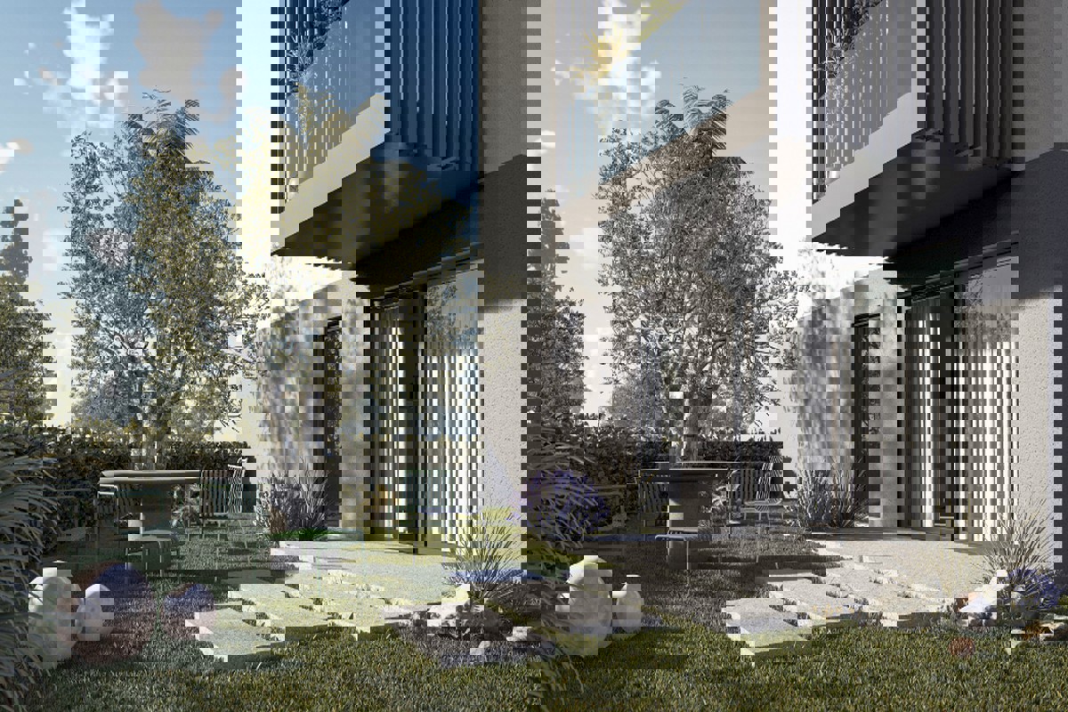 Nuova costruzione - appartamento con una camera da letto, piano terra con giardino